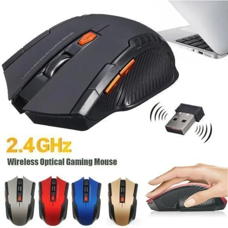 

Mini Portable Mouse Mice 2.4GHz Wireless Optical Game Mouse for PC Laptop Computer USB Receiver