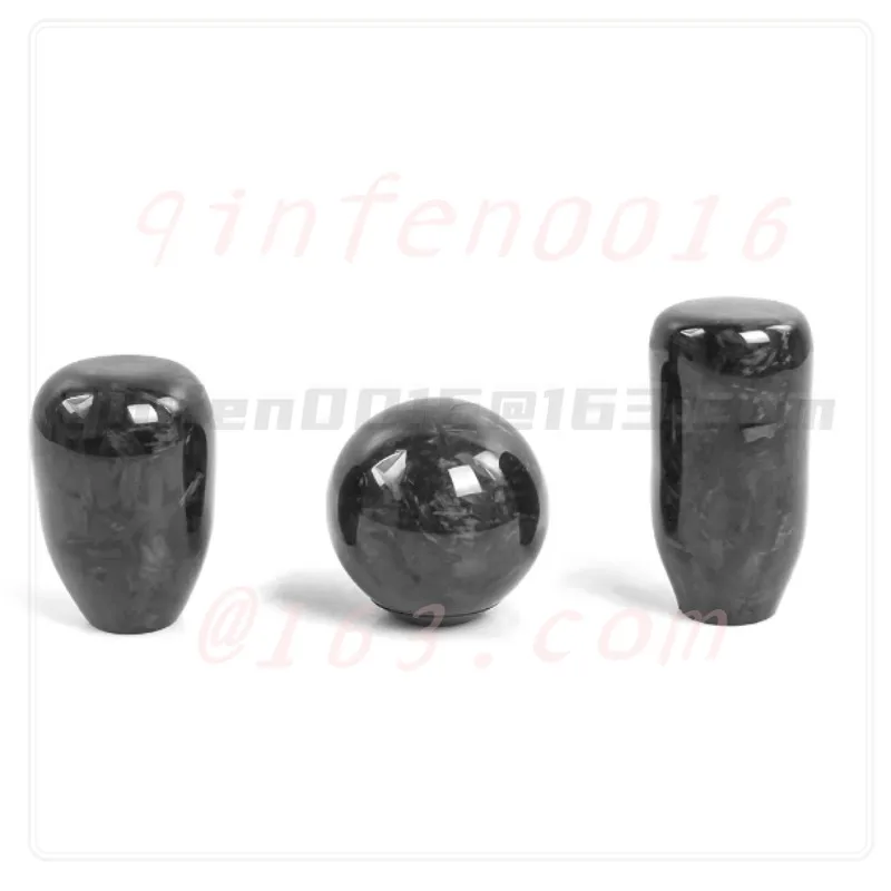 

Automobile Medium and Long Gear Handles, Forged Pattern Carbon Fiber Gear Shift Head, Wave Stick Head