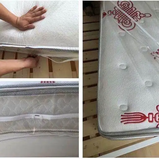 Transparent Plastic Mattress Protector Cover Waterproof Urine Proof Bedding Shield Film Zipper Bag Dust Proof Cover