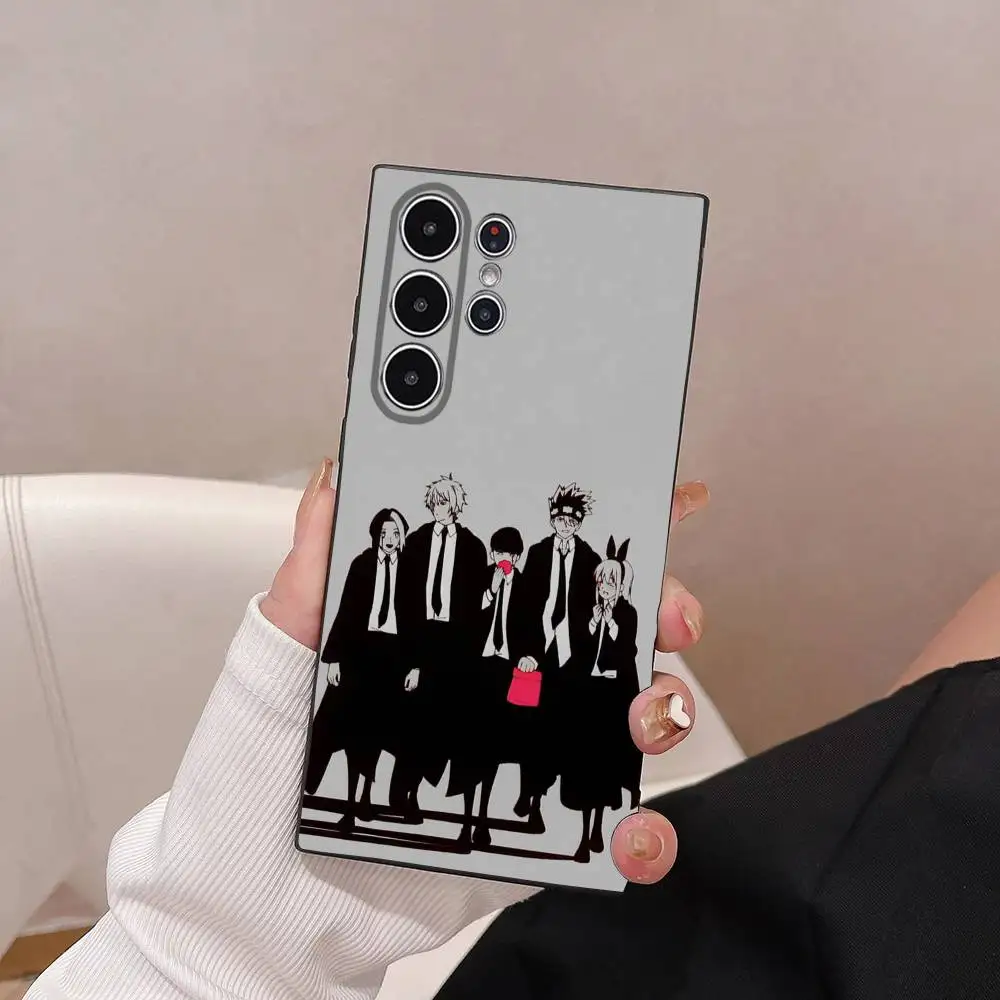 M-MASHLE Anime Phone Case Skin-Friendly Soft TPU Case Compatible With Samsung S21/S22/S23/S24/S25 FE/Plus/Ultra