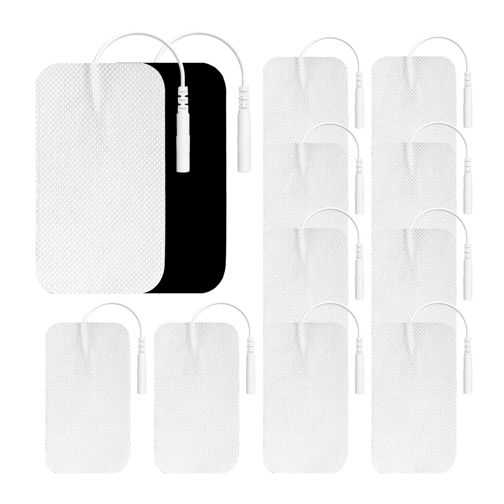 5x9cm 10/20/50/100Pcs Gentle Pulse Patche Reusable Electrode Pads Acupoint Sim Care Body Soothing Care Machine Muscle Relax Tool