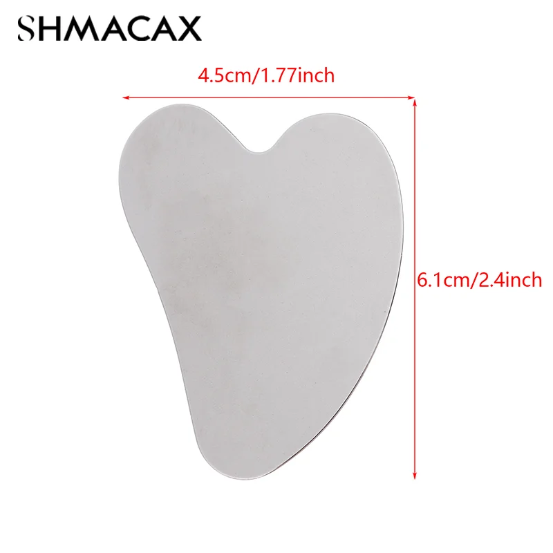 Face Neck Body Guasha Massage Tool Facial Skin Care Guasha Board Face Massager Stainless Steel Gua Sha Scraper Massager