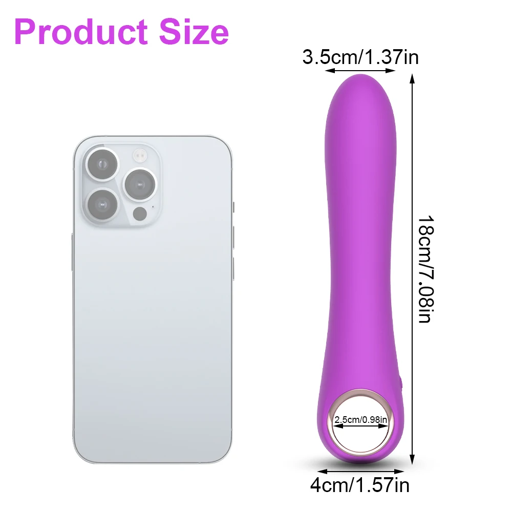 10 Speeds Powerful G-Spot Vibrator for Women Soft Silicone Dildo Vagina Clitoris Stimulator Vibrator Female Sex Toys for Adults