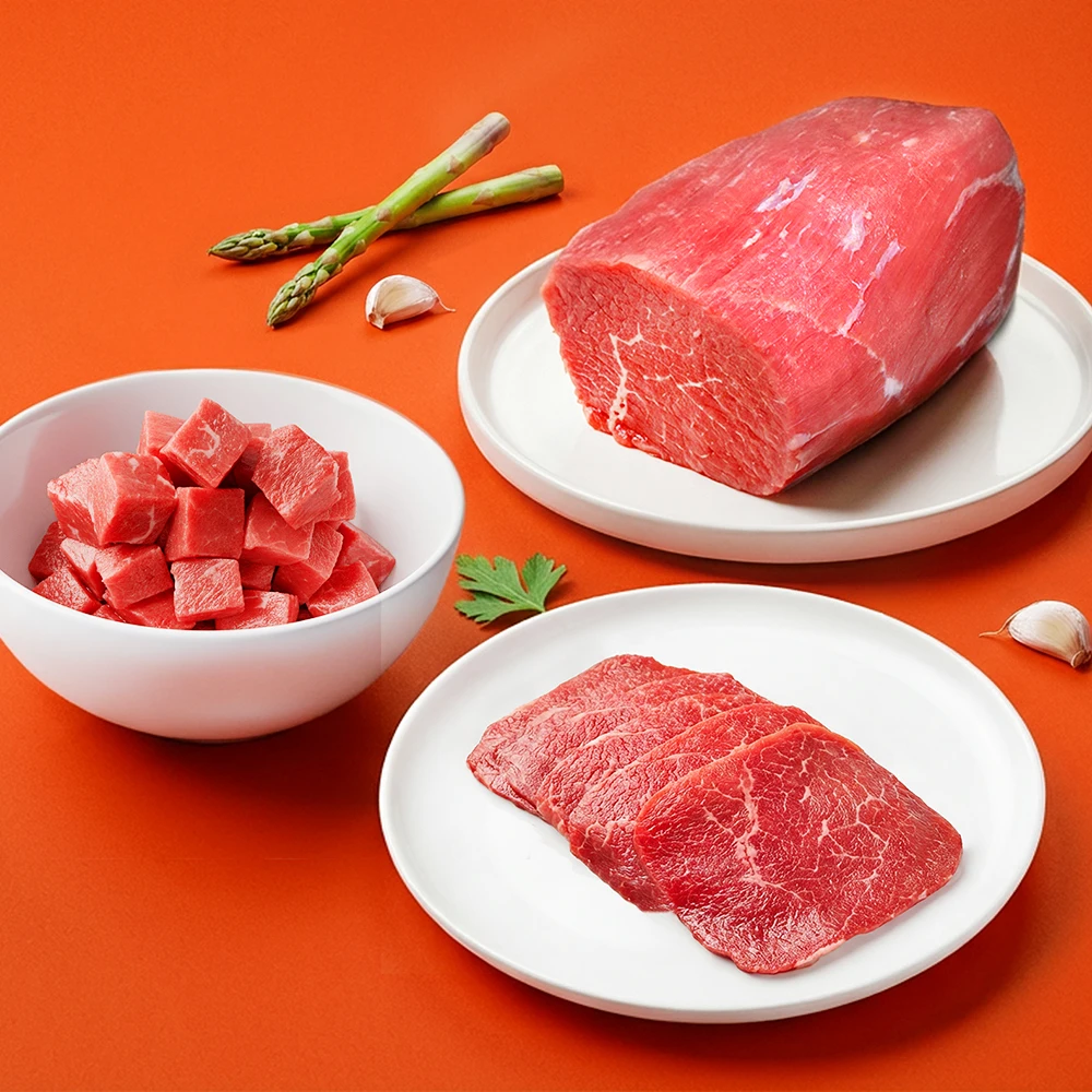 Delicioso filete de salmonete rojo australiano de 1 kg congelado, adecuado para asar, cubos, carne saludable multiusos