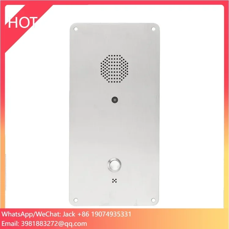 ステンレス製SOSコールインターホンスピーカーフォンSIP IPインターホンエレベーター緊急電話