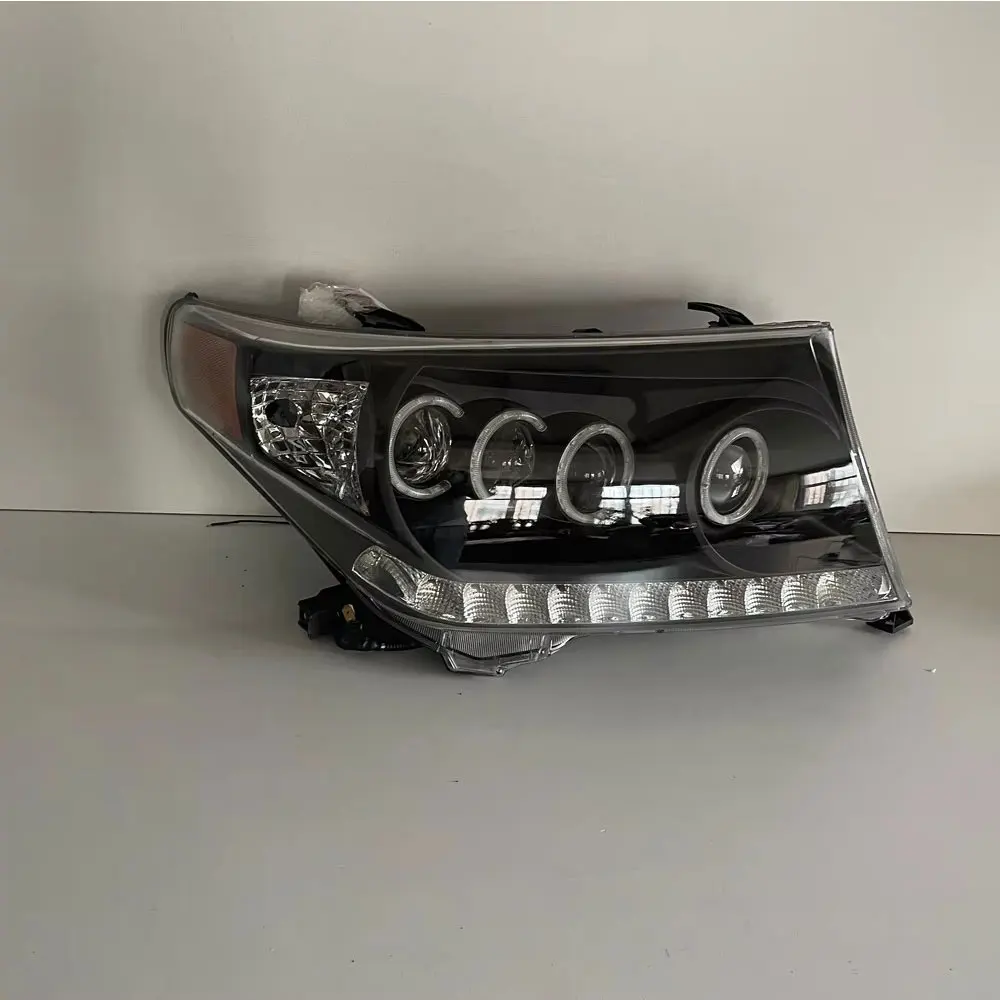 

1 шт. светодиодные 4 линзы модифицированные фары для Toyota Land Cruiser LC200 2008 81185-60F30 81145-60F20 дневные ходовые огни
