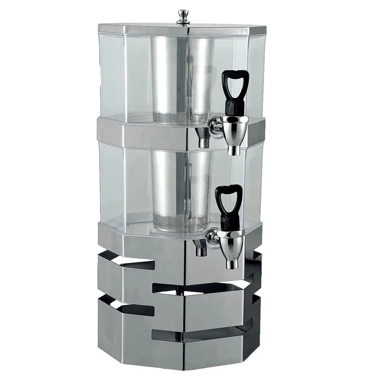 

Buffet Stainless Steel Juice Ding Single Head Juice Bucket Commercial Double Cylinder Beverage Machine Hotel Cold Drin