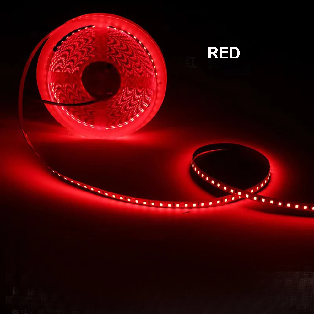 10M DC 24V 2835 LED Light Strip No pressure drop Flexible Tape LED Lamp 4000K White Red Blue Green For Indoor Decoration