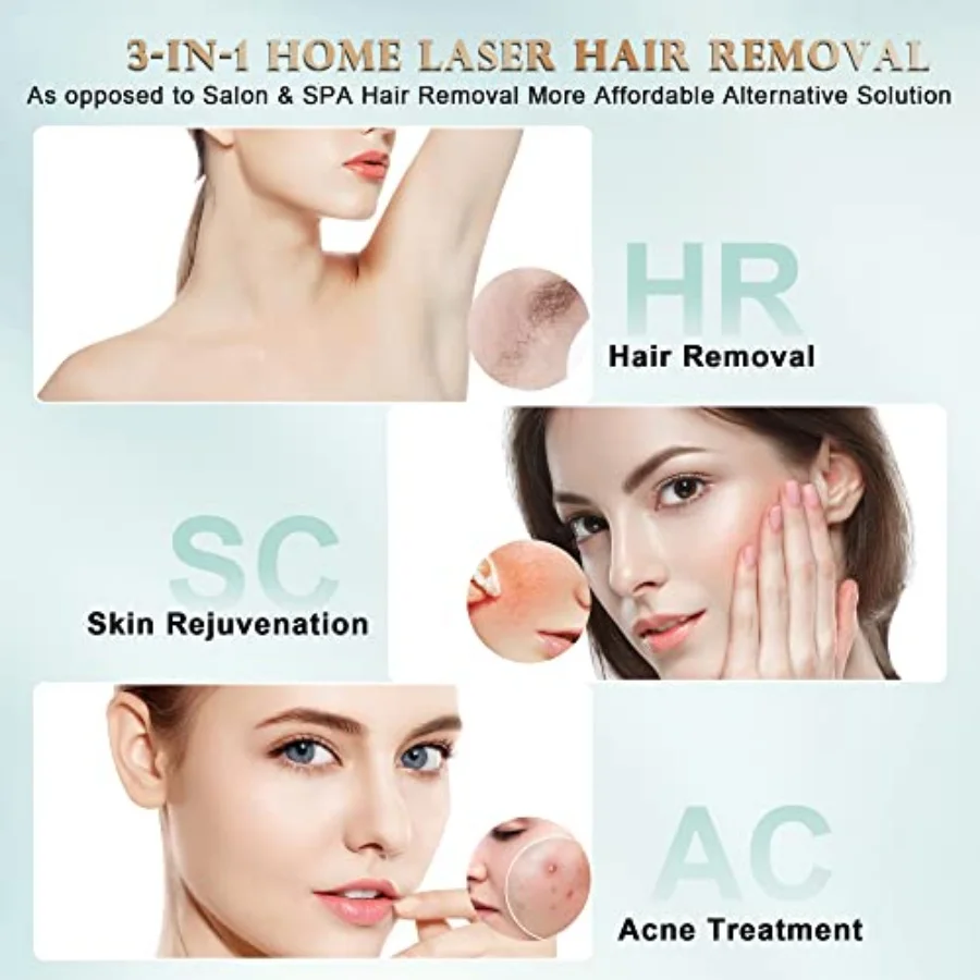 DEESS GP590 IPL Unlimited Flashes Laser Hair Remover Cooling System Home Painless Permanent Face Arms Armpits Legs Bikini Body