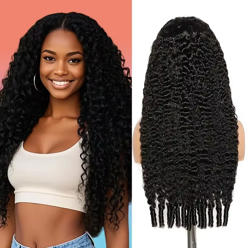 Burmese Curly Human Hair 13x6 13x4 Transparent HD Lace Front Wig 7x6 HD Lace Pre Plucked Wig For Women 40 42 Inches Remy Hair Natural Color Wigs