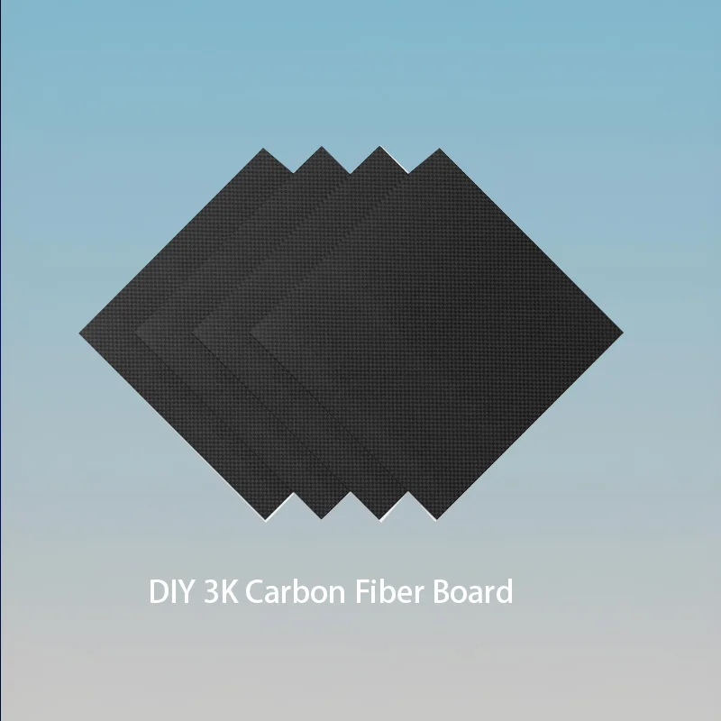 Full 3K Carbon Fiber Plate Sheet High Strength Carbon Fiber Board Panel Thickness 0.5mm to 5mm