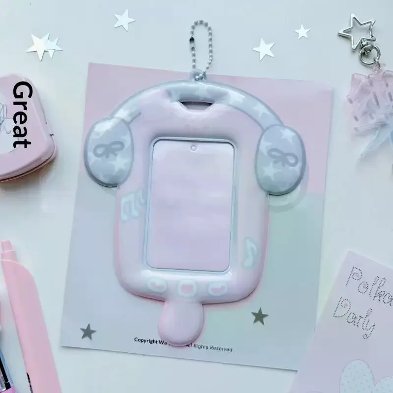 

Милый мультяшный Kpop держатель для фотокарточек идол фотографии защитный чехол чехол для фотокарточек держатель для карт подвеска для карт брелок подвесные держатели