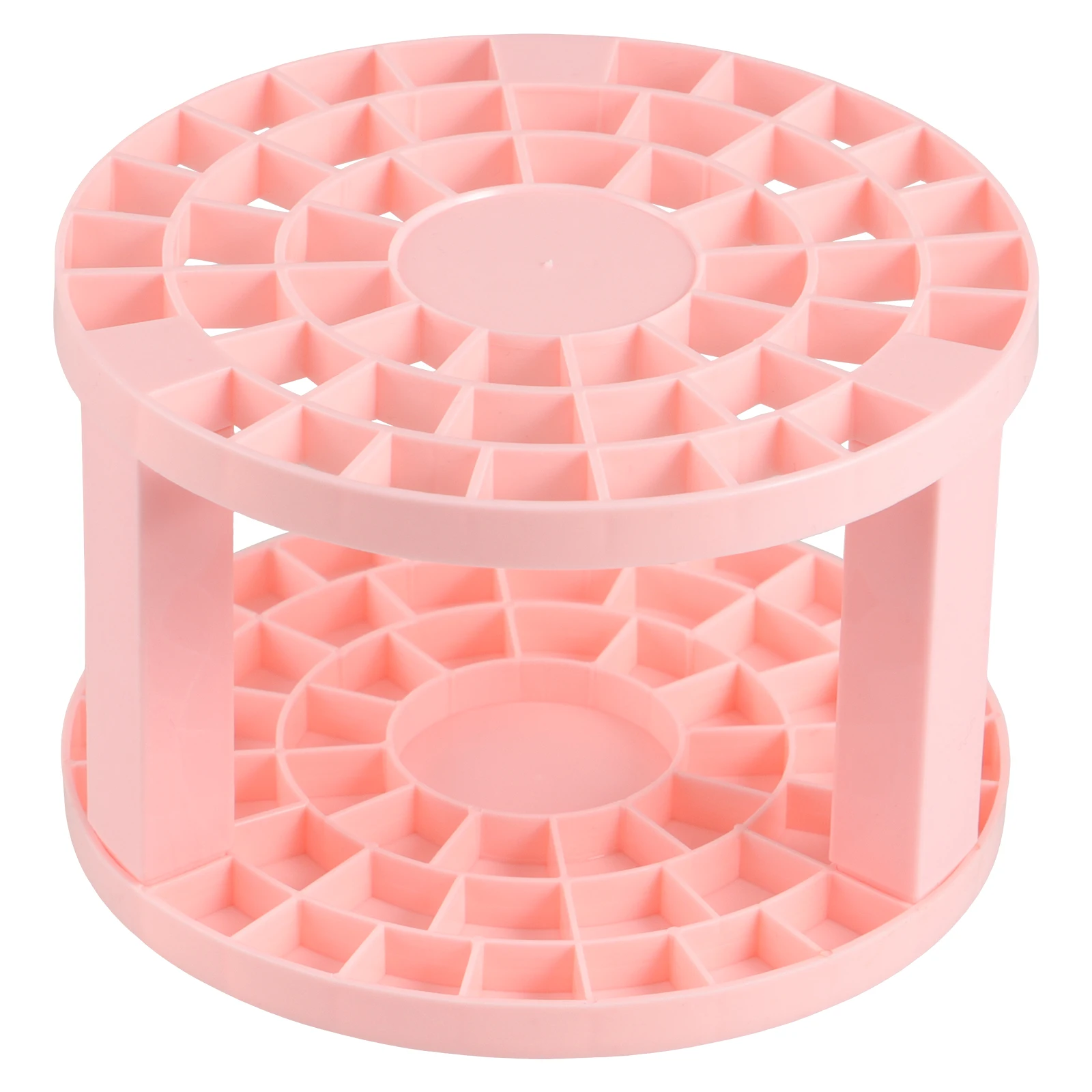 

Pink Plastic Brush Paint Brush Storage Rack for Kids 12 Holes Pencil Holder Storage Organizer Pen Box Container