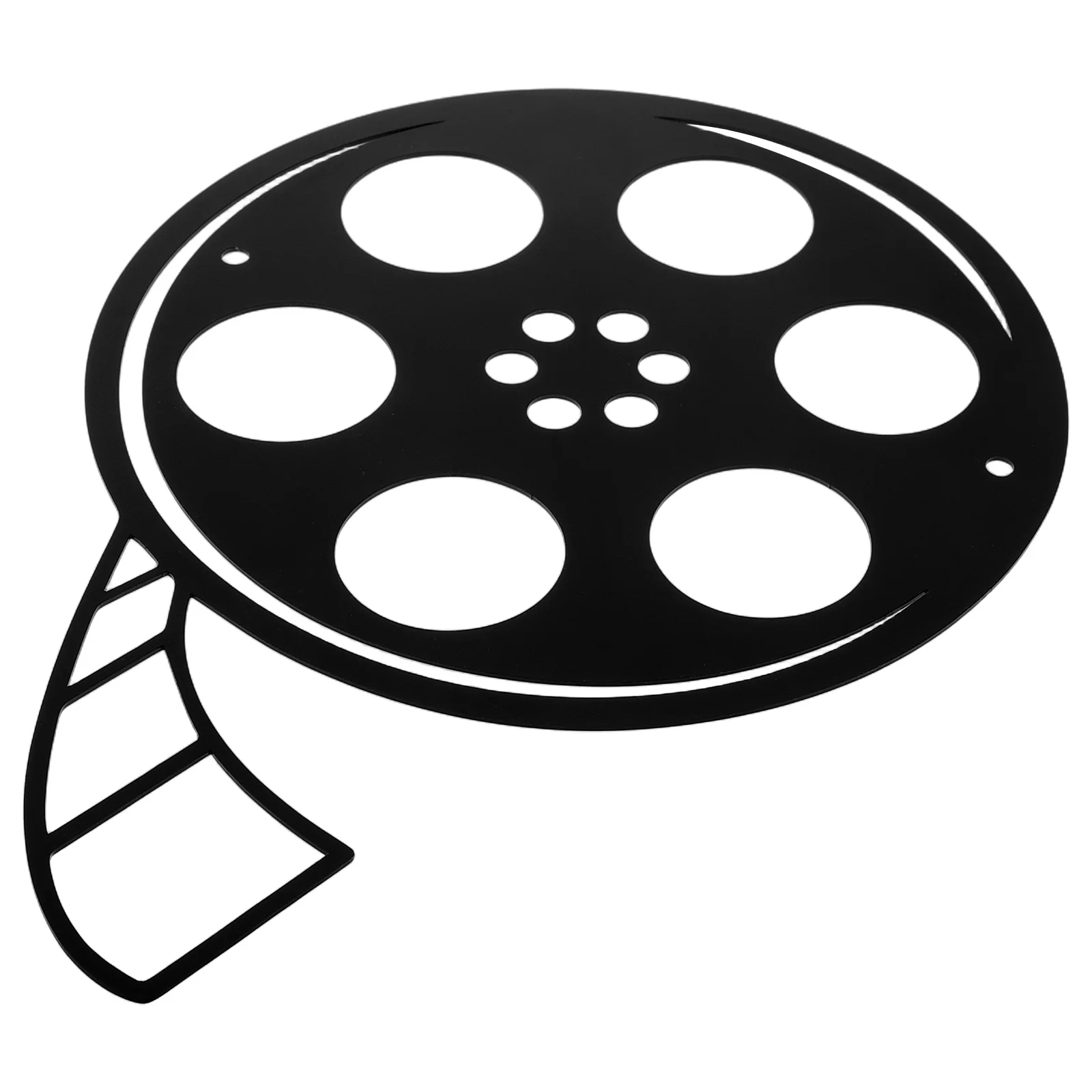 

Film Decoration Retro Movie Theater Decor Metal Reel Wall Hanging Home Party Supplies Vintage Iron nament