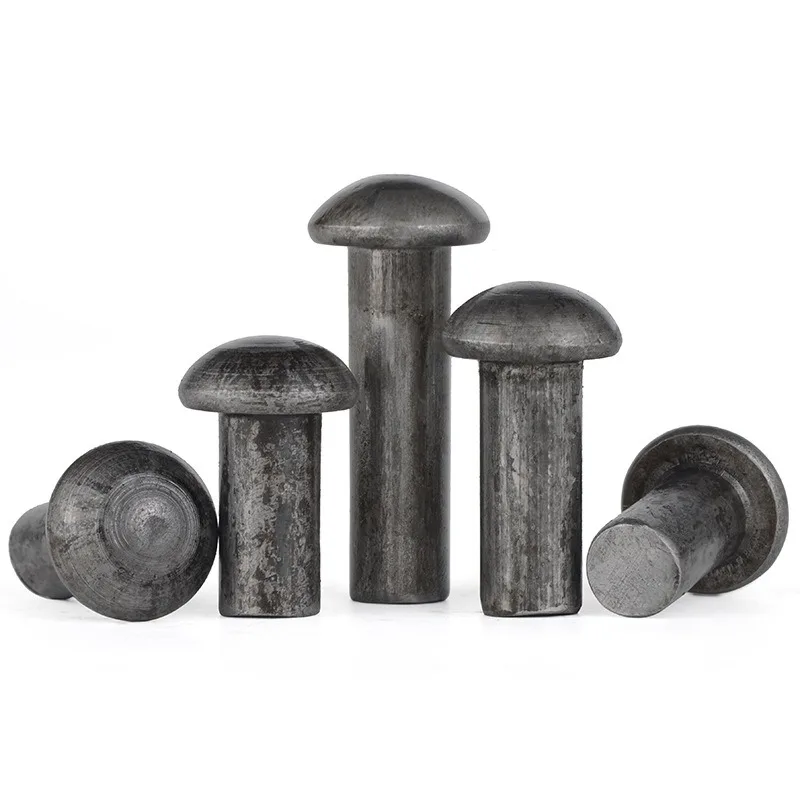 Solid Round Head Iron Rivet GB867 Metric M3 M4 M5 M6 M8 M10 M12 M14 M16 Hammer Rivet