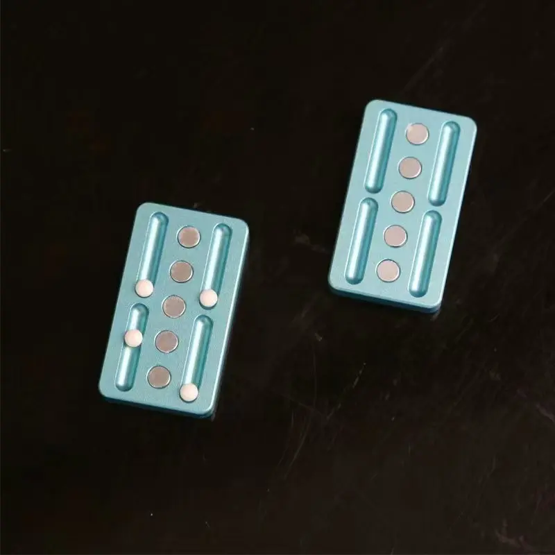 ของเล่นฟิดเจ็ตแบบผลัก-ดึง ทำจากอลูมิเนียมอัลลอยด์  แบบสไลด์แม่เหล็ก  ของเล่นฟิดเจ็ตพกพา  ของเล่นบรรเทาอาการสมาธิสั้นและความวิตกกังวล ของขวัญสำหรับผู้ใหญ่