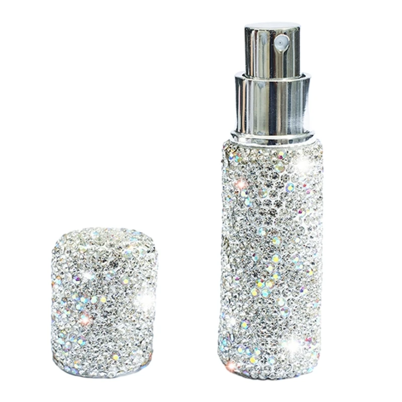 Garrafas cosméticas recarregáveis ​​do pulverizador que Bling frasco perfumes vidro do 10ml 918D