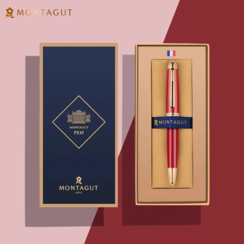 

Montagut Business Iridium RollerBall Pen Golden Trim Writing Ink Pen Optional With Gift Box For Office & Home School Supplies