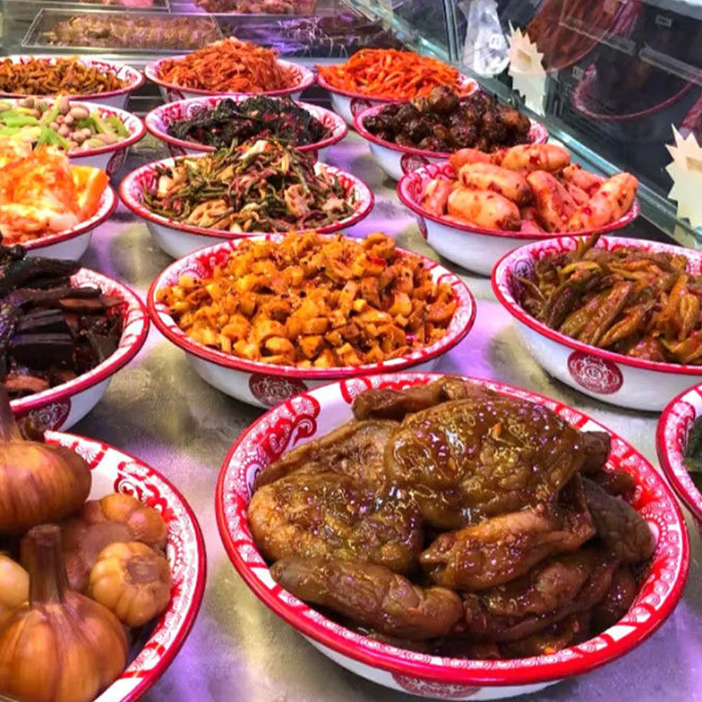 

Прочные эмалированные миски: штабелируемые, неглубокие, безопасные для животных, можно мыть в посудомоечной машине, с гладкими краями, эмалированные емкости для супов, салатов, замешивания теста