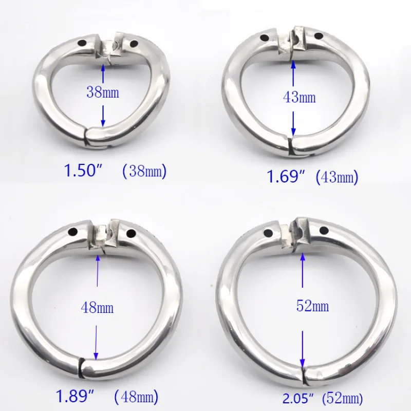 Only Extra Separate Accessory Ring For Metal Openable Ring Design Male Chastity Device Penis Ring Vent Hole Cock Cage Sex Toys