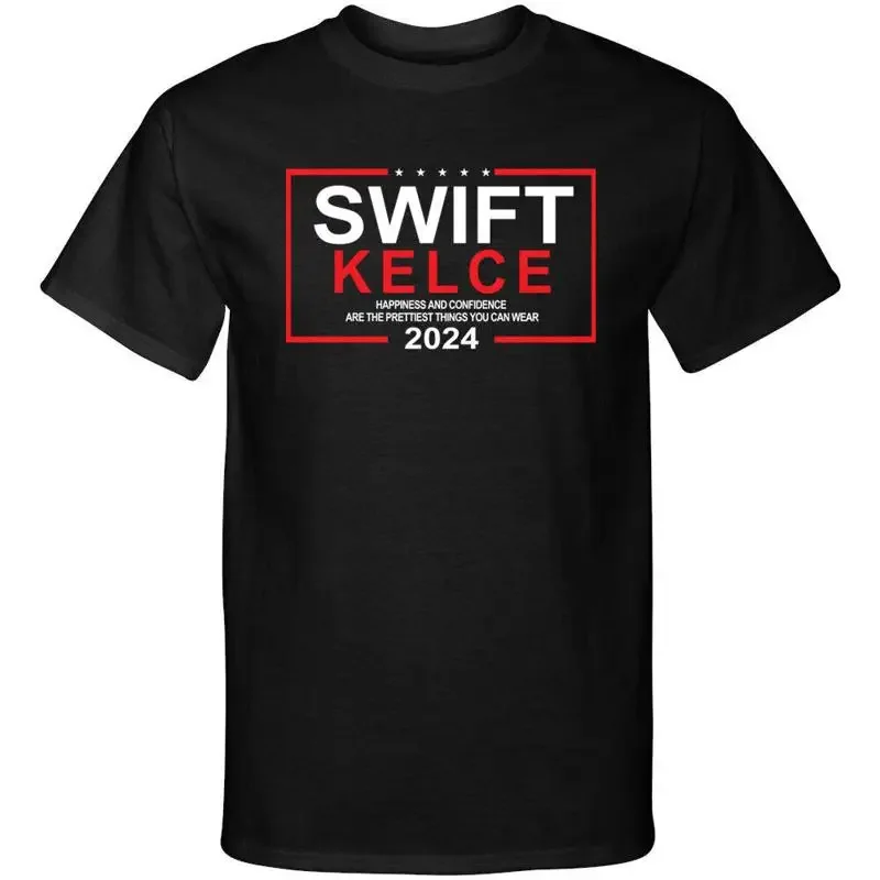 Swift Election Style Kelce 2024 Voting Campaign Funny Graphic Tee Shirt