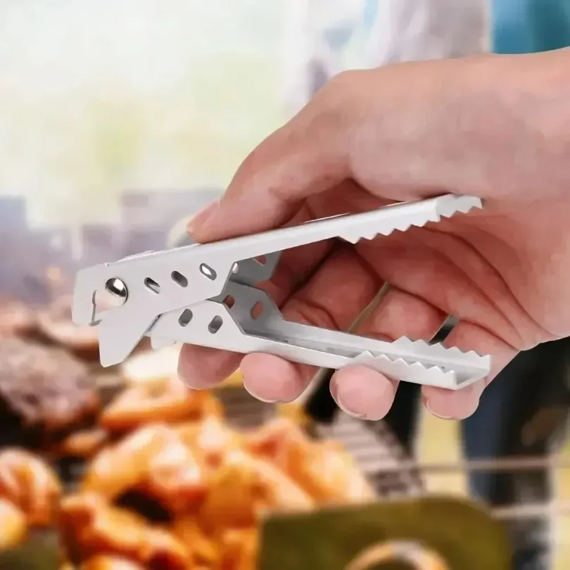 Outdoor Aluminium Anti-hot Alloy Clip Bowl Gripper Holder Portable Camping Pot Pan Handle Kitchen Accessories Cooking Supplies