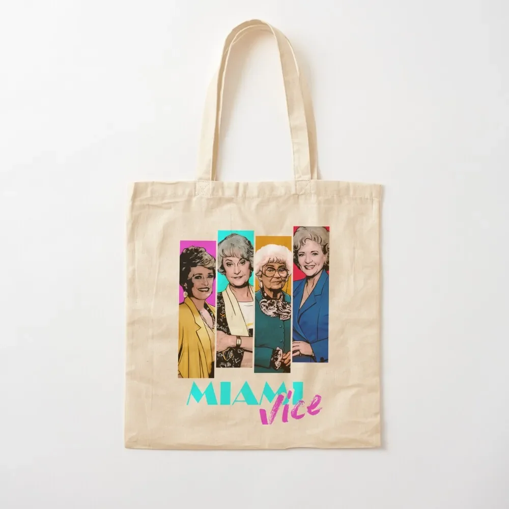 Miami Vice Tote Bag cute tote bag shoping bag shopping bags foldable shopper bags for women