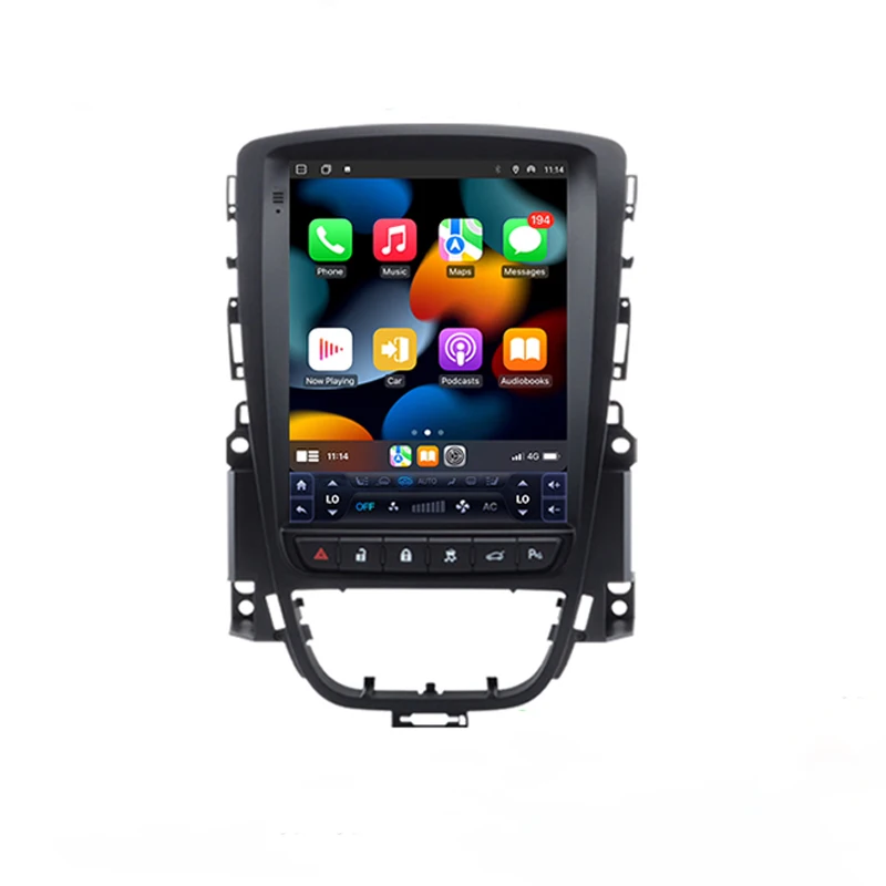 Junsun 9,7'' Tesla-Style Android Autoradio für Opel Astra J Vauxhall Buick Verano 2009-2013, kabellos für Apple CarPlay, Auto-IPS-Bildschirm, Stereo-Multimedia-Videoplayer, intelligente