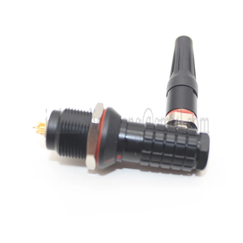 Black FGG EGG FHG 1K 2 3 4 5 6 7 8 10 12 14 16 Pin Waterproof Aviation Push-Pull Self-Locking Male Plug Female Socket Connector
