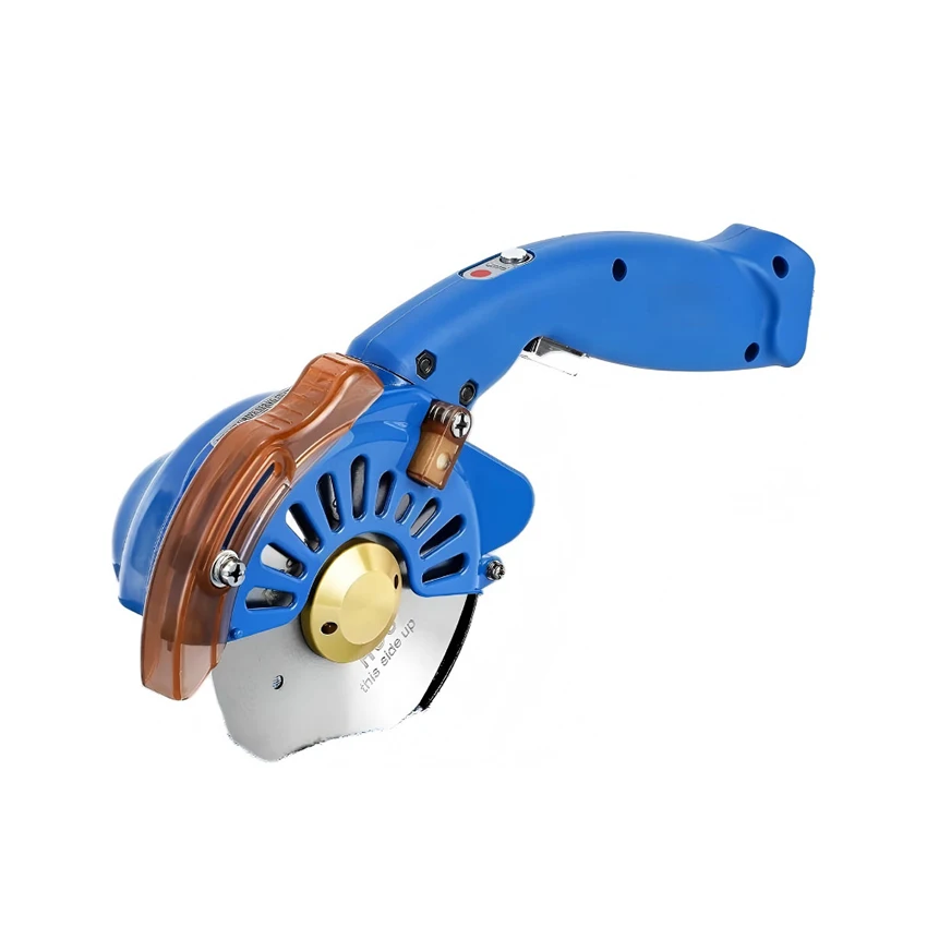Rechargeable Electric round Scissors for Cutting Clothing Fabric Leather Thick Material Powered Cutting Machine 260W