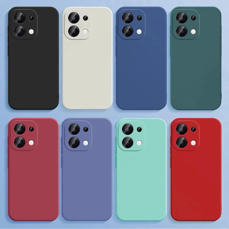 Modische, einfarbige, stoßfeste Schutzhülle aus flüssigem Silikon für Redmi 15C 5G / 4G (171 mm) – Detail 2