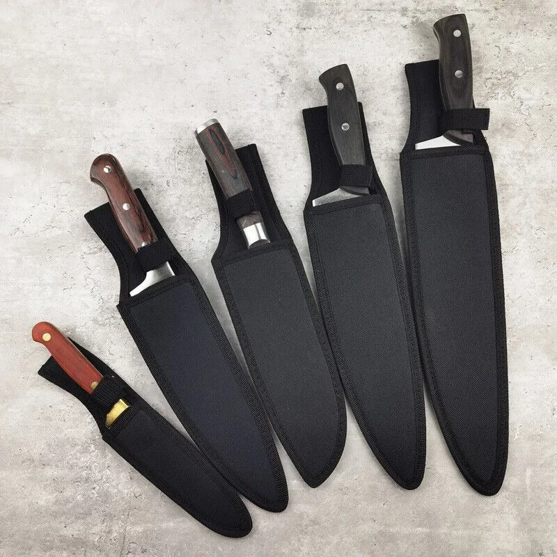 

Chef Knife Sheath Carry Case Thicken Scabbard Chopper Waterproof Oxford Kitchen Knife Bag Portable Multipurpose Knife Holster