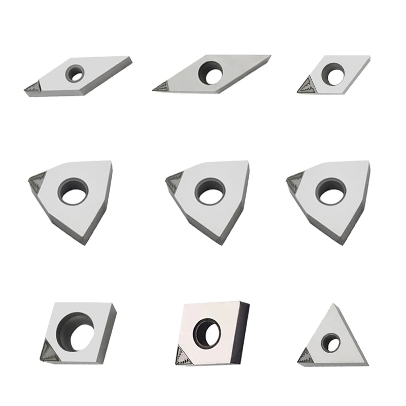 Imagem -06 - Kakarot Chip Quebrando Pcd Diamante Cortador Torneamento Ferramentas Inserir Cnc Externo Torno Chato Latão Alumínio Carbide Placas de Corte