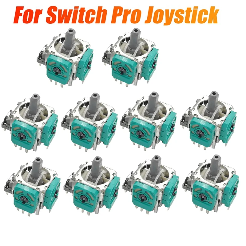 

APPLIA-10 шт. 3D аналоговый джойстик для Switch Pro игровой контроллер джойстик ручки палочки потенциометр запасные части