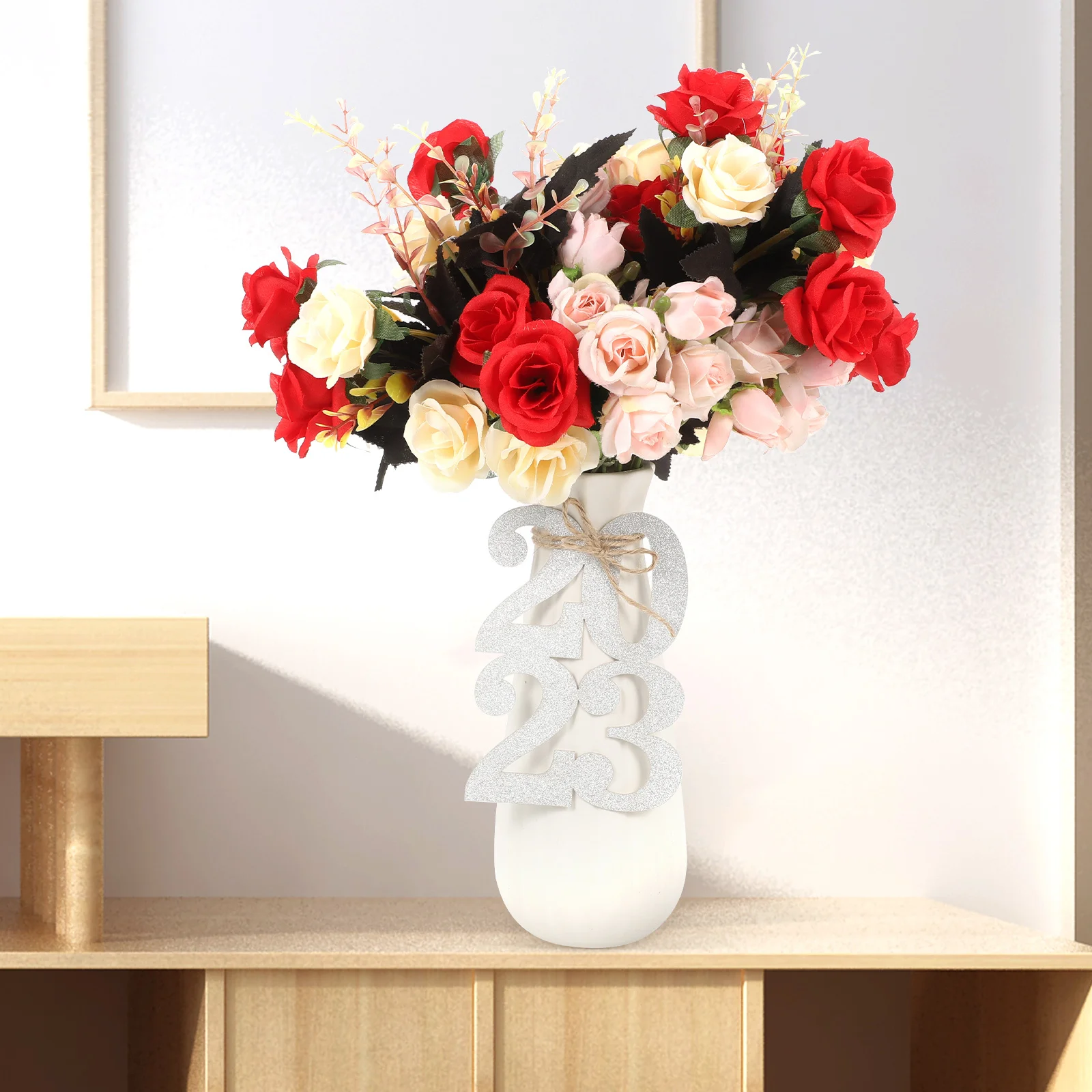 

48Pcs Graduation 2023 Glitter Tags Reliable Safe Congrats Grad Party Supplies Table Decor Flower Vase Decoration