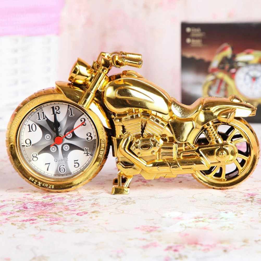 

Vintage Alarm Clock Motorcycle Quartz Powered By Aa Home Decor Unique Gift For Bike Lovers Old Style Creative