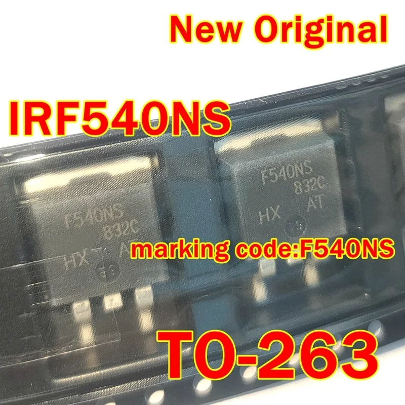 

1pcs to 100pcs IRF540NSTRPBF IRF540NSPBF IRF540NS TO-263 New Original marking code:F540NS Power MOSFET