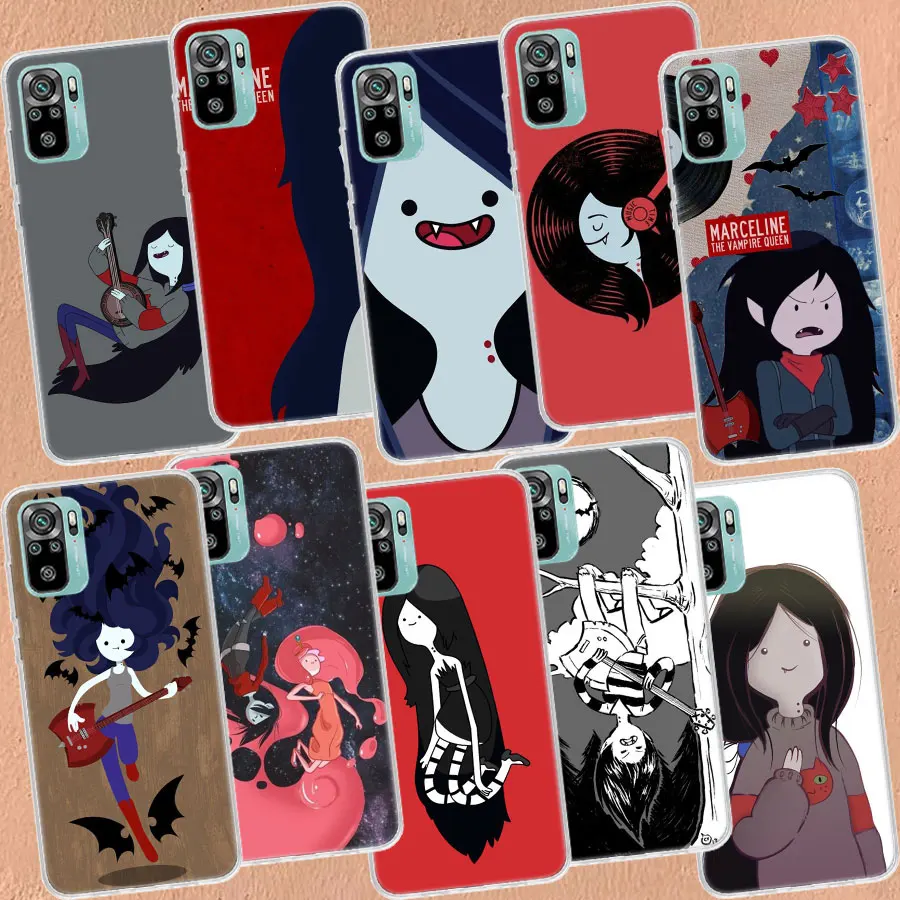 Adventure Time Marceline Phone Case For Xiaomi Poco X3 F6 X4 F4 GT M3 M4 M5 M5S X5 X6 Pro 5G F5 F3 F2 F1 Mi Note 10 Lite Silico