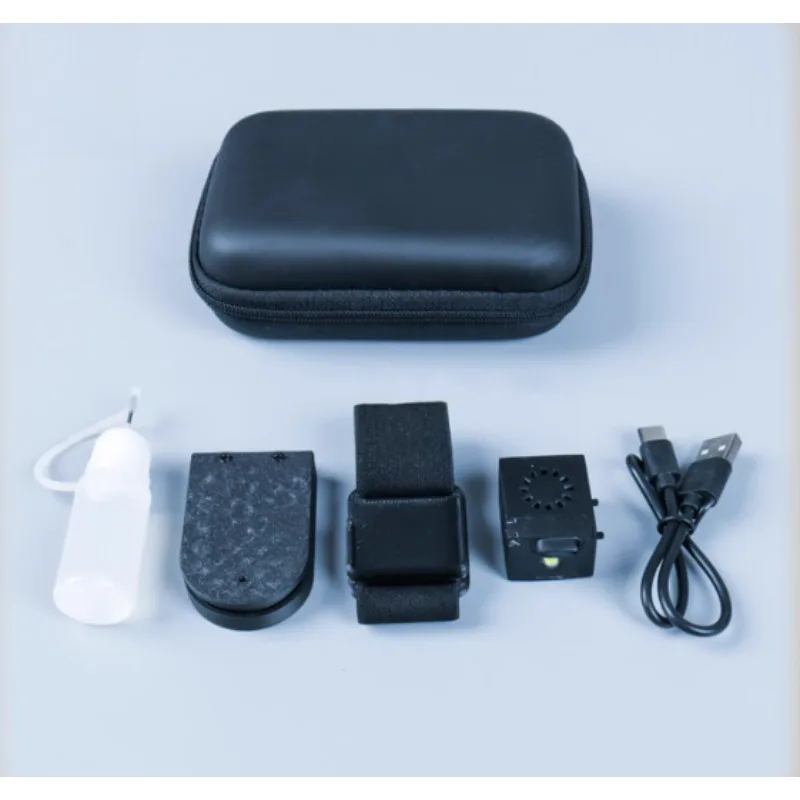 Remote Control Mini Smoke Blaster EGo Portable Leather Case Magic Prop for Close Up Magic and Stage Performance Tricks Magician