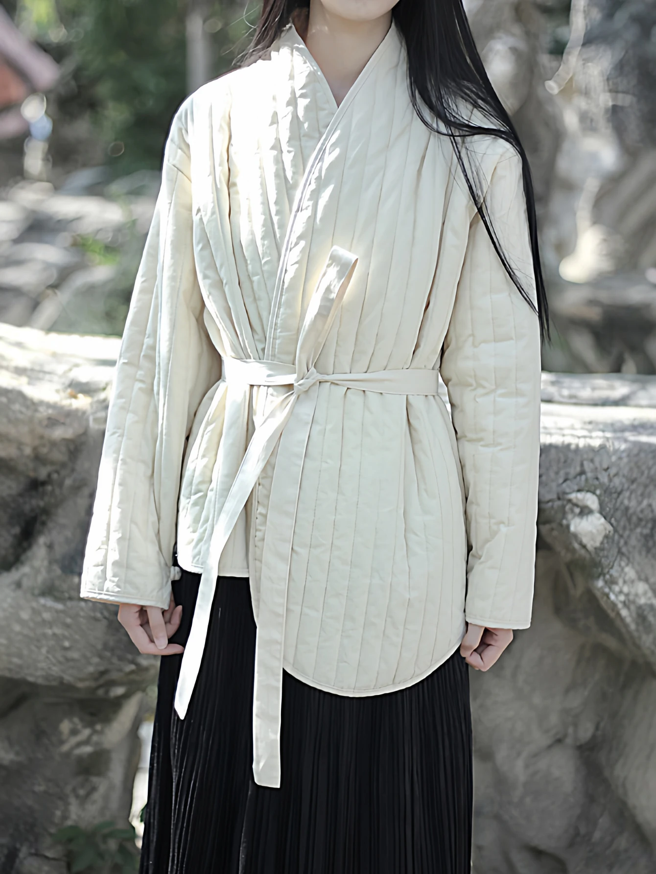 الرجعية الأدبية زن المرأة القطن الكتان مزيج الدافئة الدانتيل متابعة أبلى نمط رائع 2 الألوان المتاحة الملابس النسائية