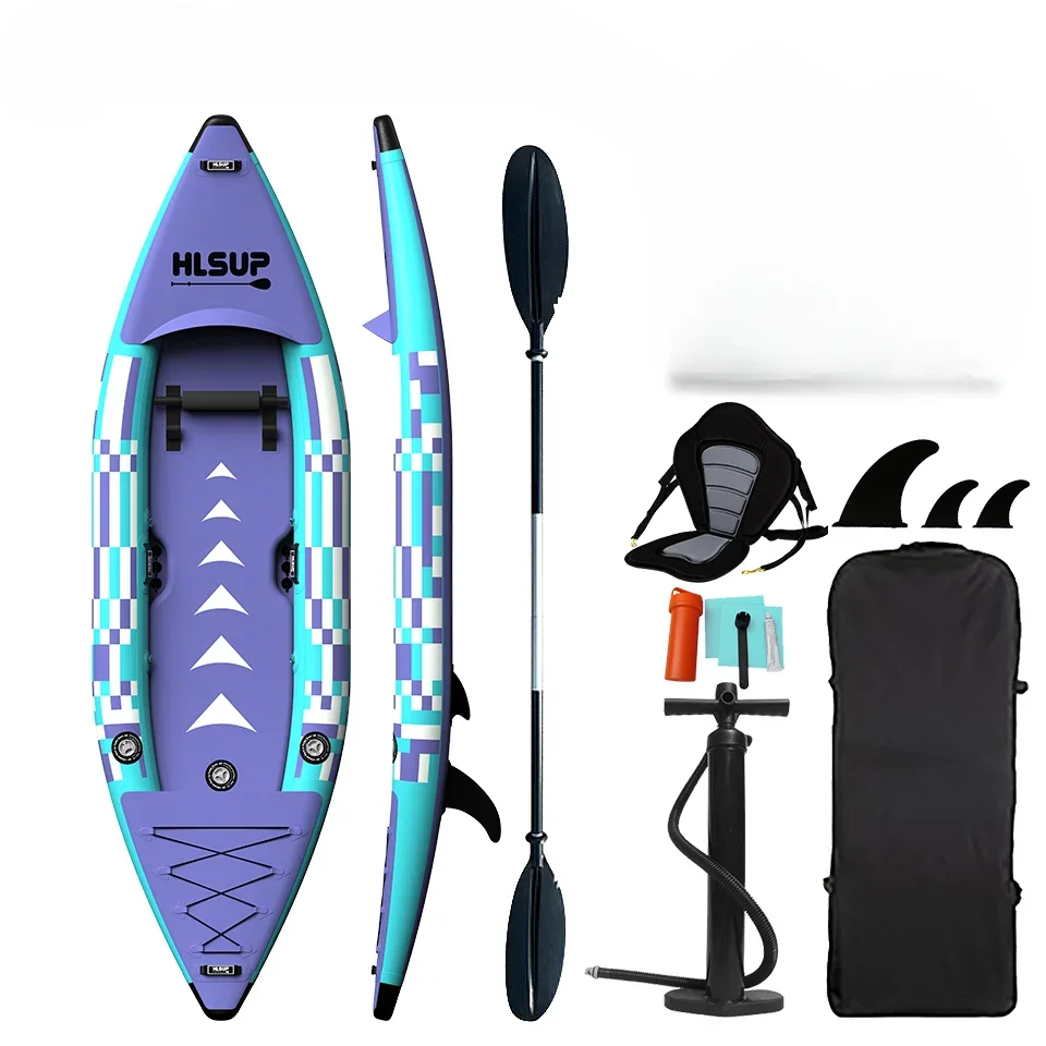 

-For HUALE Customized 2024 Inflatable Kayak Set inflatable Fishing Kayak 3.2m x 90cm rowing boat canoe kayak