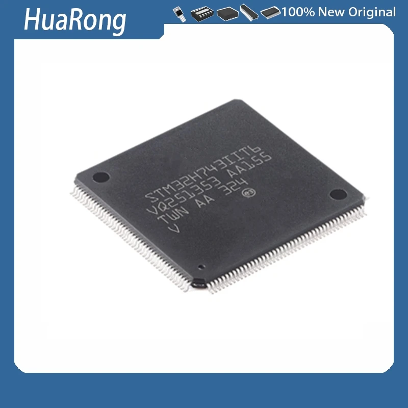 2Pcs/Lot STM32H743IIT6 STM32H743 QFP-176