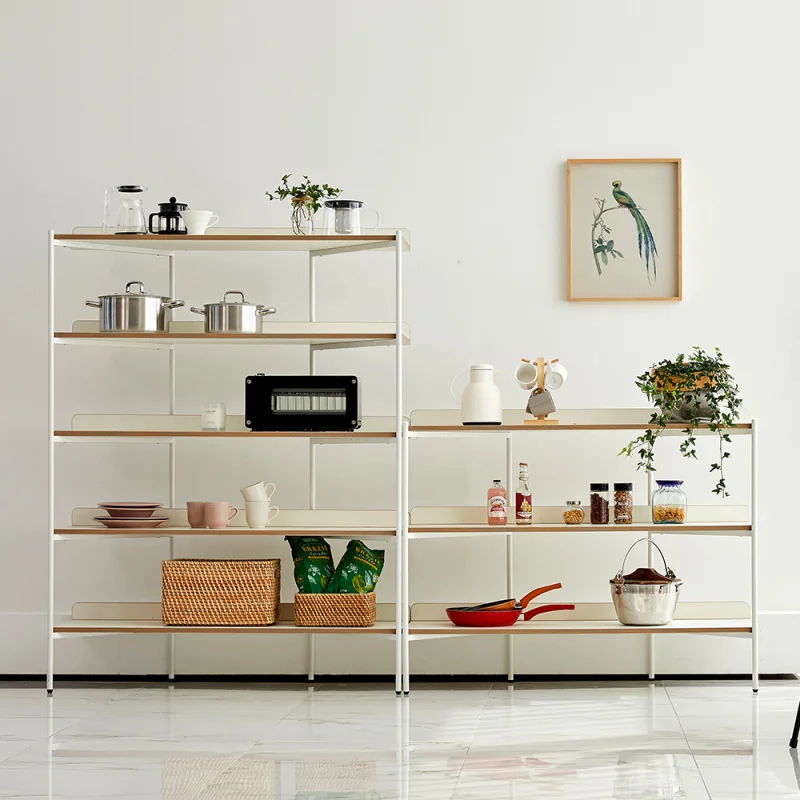 custom.TV Stand Cabinet Modern Style Living Room Modern Display Rack Shelf White Wooden Metal Frame Storage Bookshelf