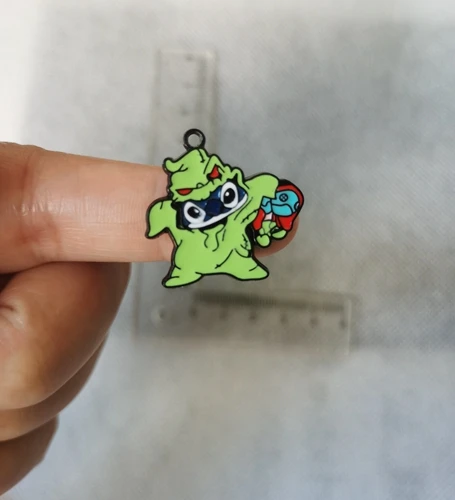 10 قطع ديزني هالوين غرزة صنع قلادة DIY القرط قلادة سوار إكسسوارات سبيكة Diy بها بنفسك قلادة تزيين #1