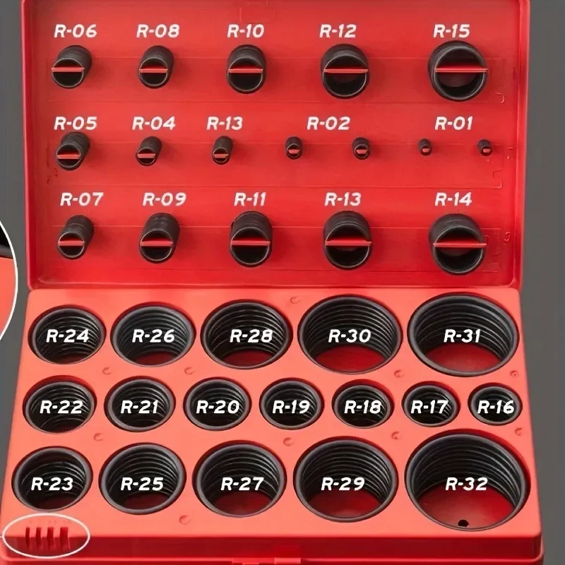 for 419 Set Rubber O-Ring Sealing Ring Repair Box Kit for Faucet Car Excavator Forklift