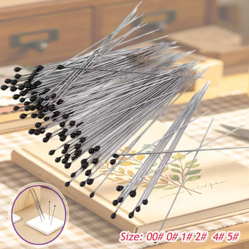 100/500pcs Stainle Steel Specimen Pins Insect Pins Suitable for Laboratory Education Entomology Specimen Dissection