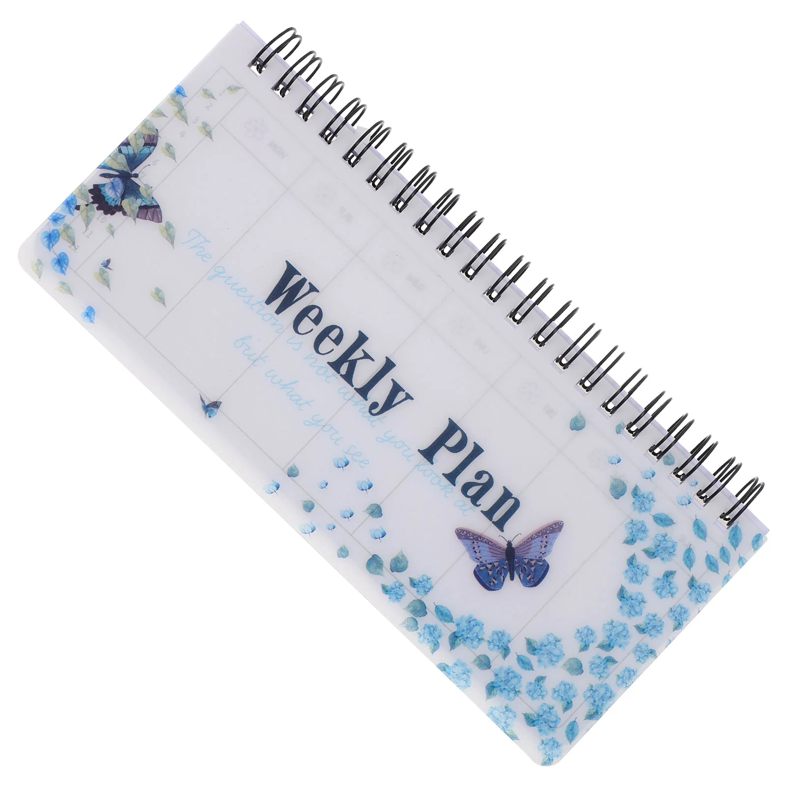 Tearable Weekly Planner Portable Coil Up Notepad Garland Design Smooth Writing Student Accessories Compact Notebooks