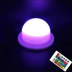 Zdalnie sterowany akumulator RGBW wodoodporny moduł LED lampa meble światło nastrojowe podstawa pod stołem dekoracja imprezowa-Multicolor