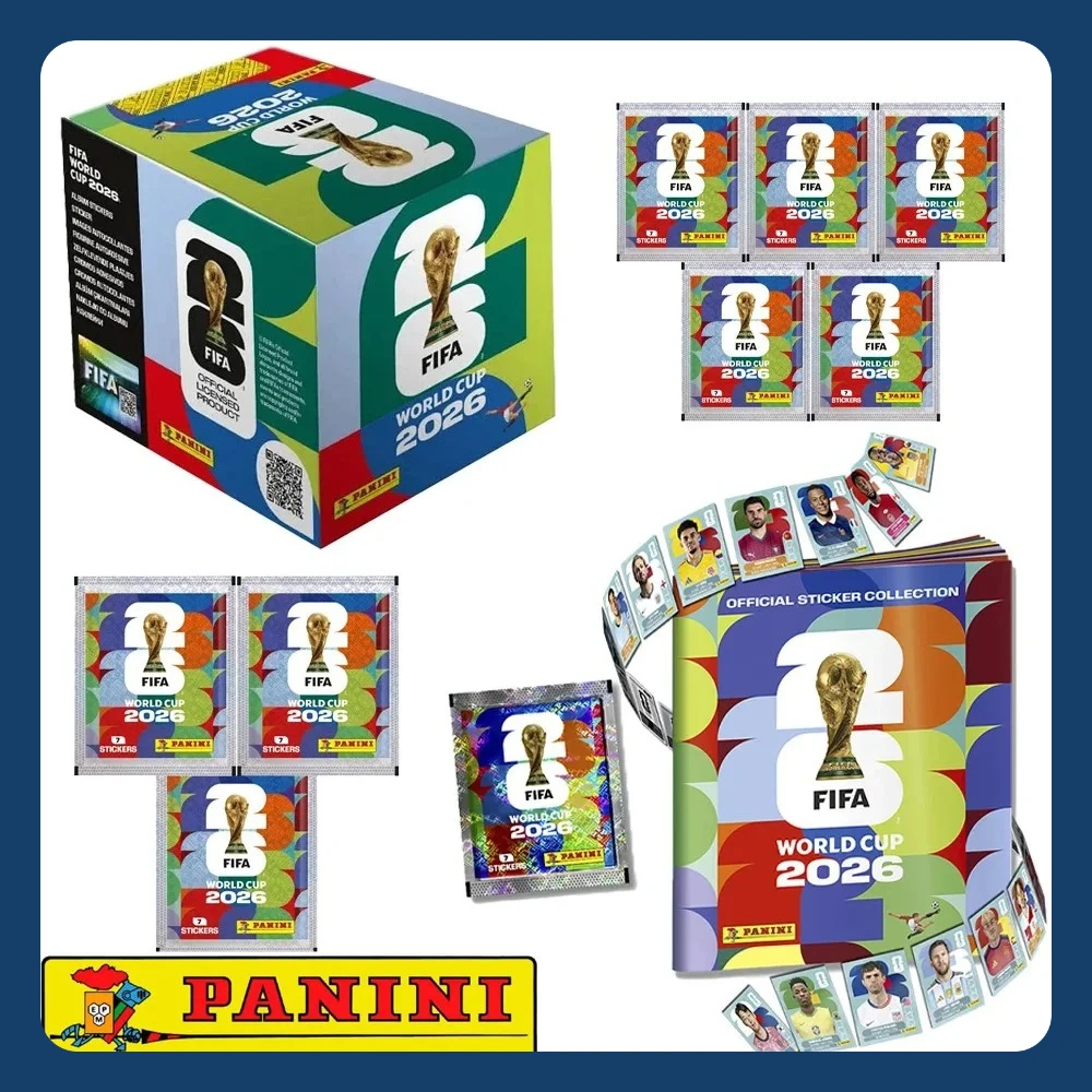 In Stock Panini 2026 FIFA World Cup Sticker Pack Panini Soccer Card Panini Cards Soccer Memorabilia Collection Football Cards
