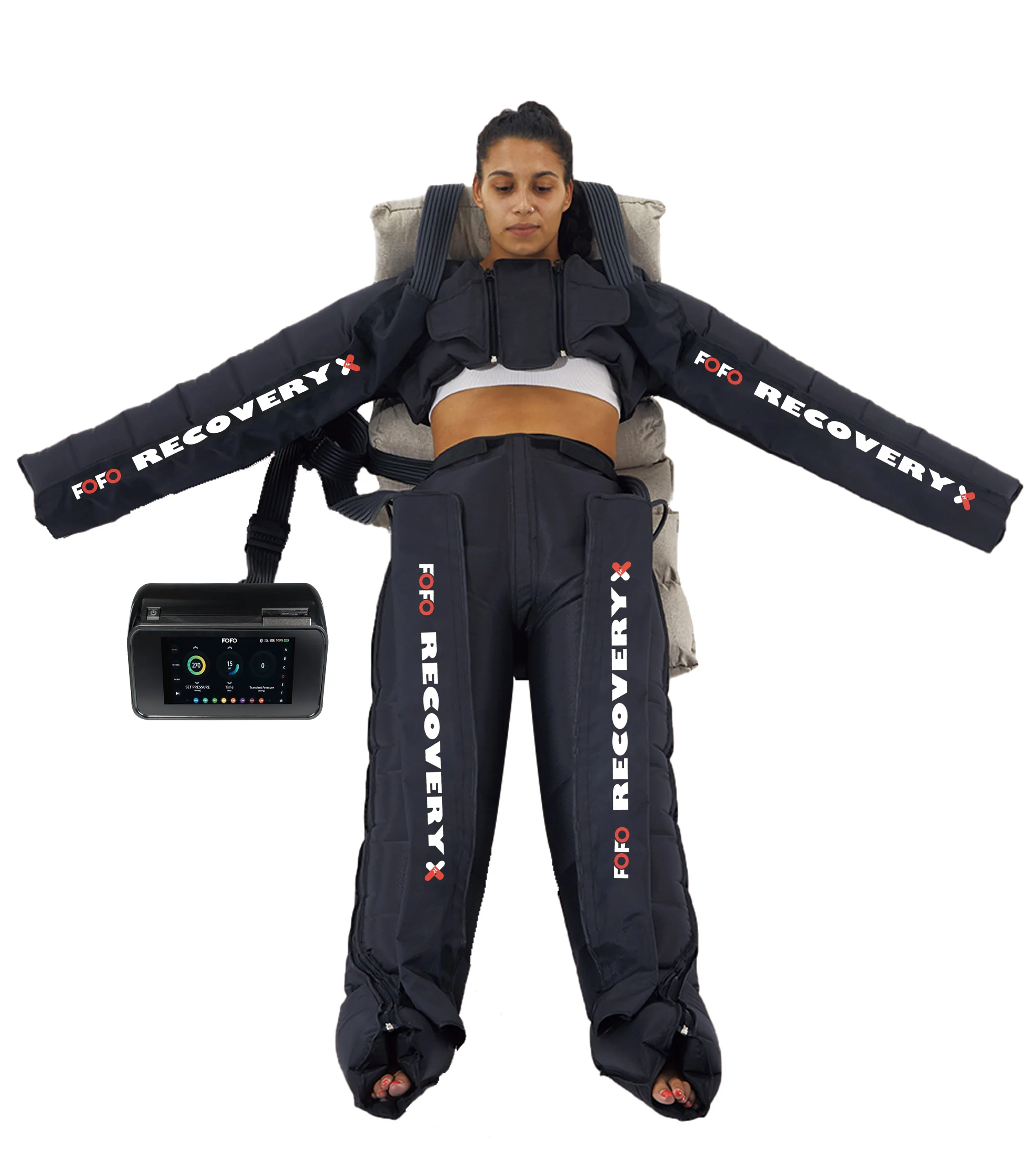 

Air Compression Therapy System Recovery Boots Legs Arm Waist Massager